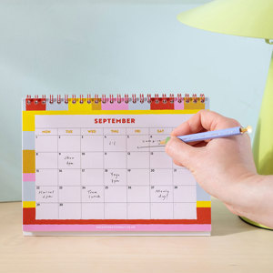 Good Tuesday 2025 Desk Calendar Checks & Stripes